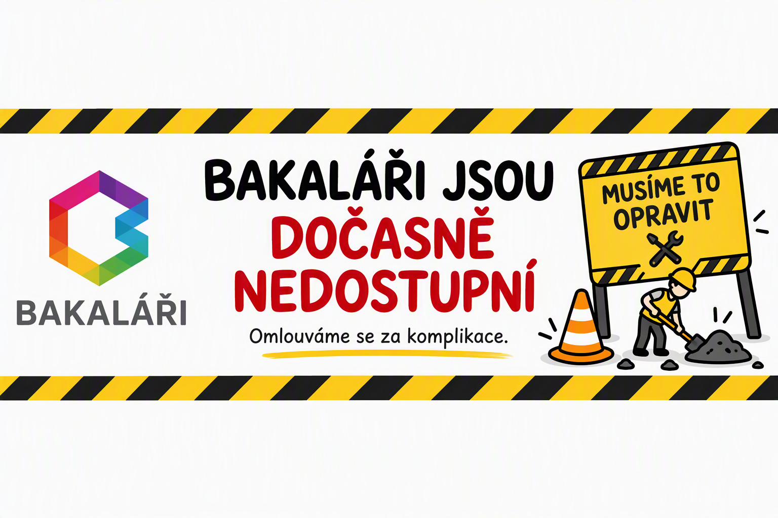 Musíme to opravit...